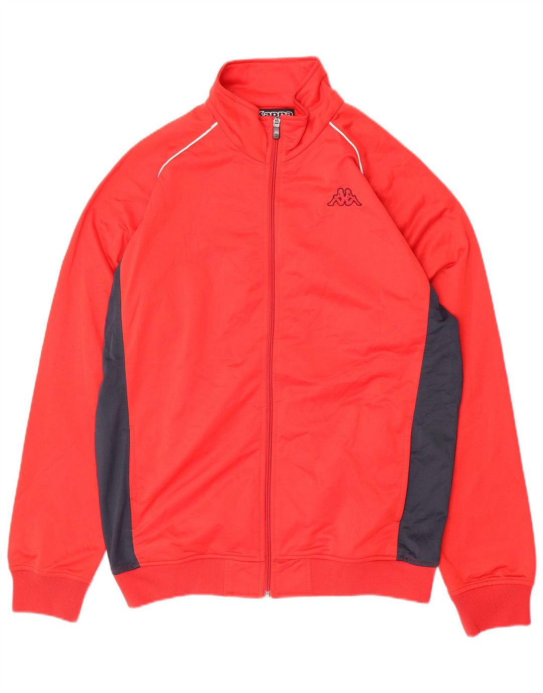 KAPPA Mens Tracksuit Top Jacket XL Red Colourblock Polyester