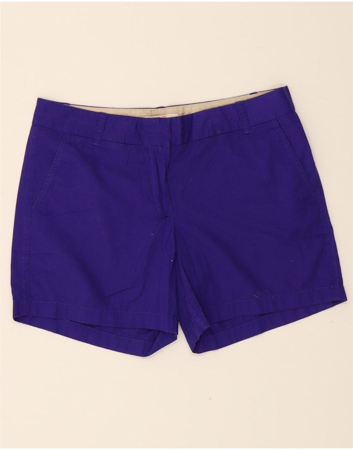 J. CREW Womens Broken In Chino Shorts US 8 Medium W32 Purple Cotton Vintage J. Crew and Second-Hand J. Crew from Messina Hembry 