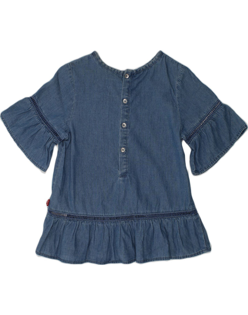 LEVI'S Girls Denim Dress 6-7 Years Large Blue Lyocell | Vintage Levi's | Thrift | Second-Hand Levi's | Used Clothing | Messina Hembry 