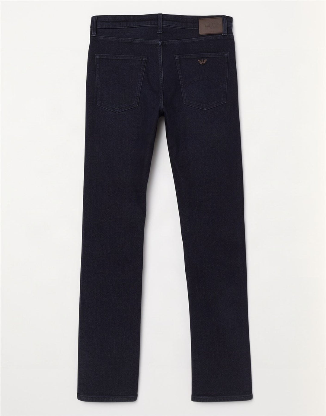 Armani Mens Straight Jeans W34 L32 Navy Blue Cotton