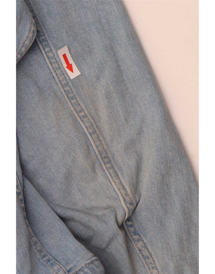 Replay Mens Denim Jacket UK 40 Large Blue Cotton