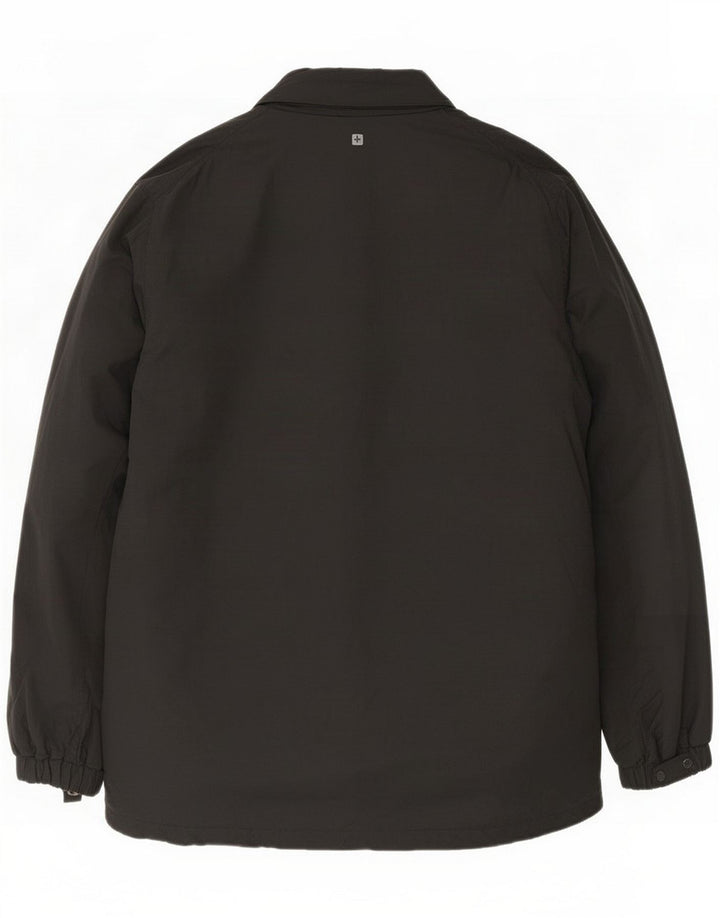Mountain Warehouse Mens Rain Jacket UK 42 XL Black Polyester