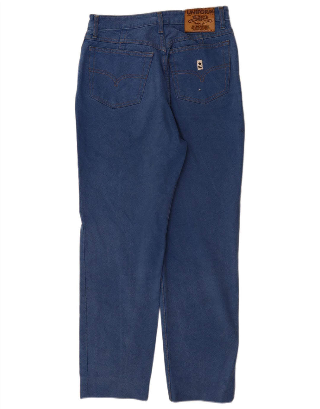 Uniform Womens Tapered Jeans W32 L28 Blue Cotton