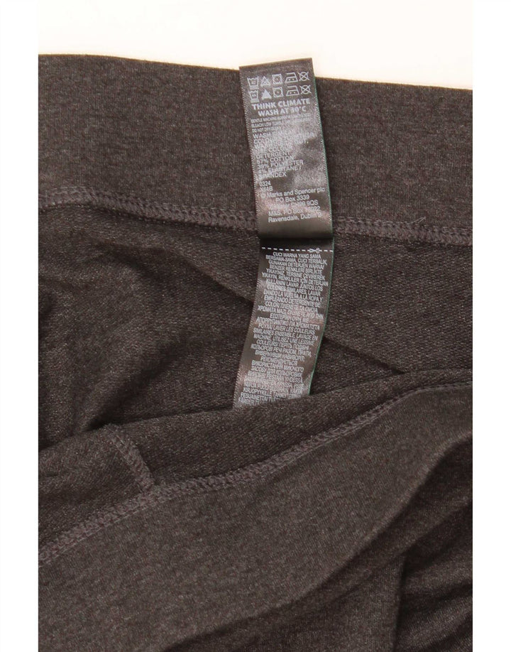Marks & Spencer Womens Leggings UK 18 XL Grey Cotton