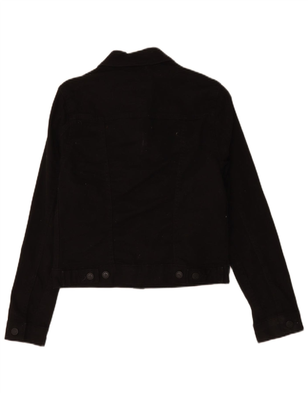 Levi's Womens Denim Jacket UK 6 XS Black Cotton