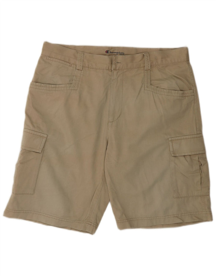 Champion Womens Cargo Shorts Medium W32 Beige