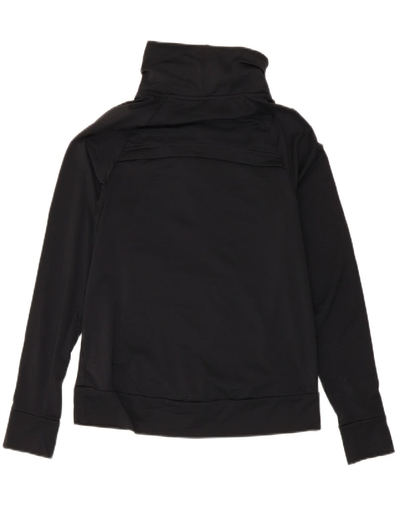 MARKS & SPENCER Womens Sweatshirt Jumper UK 6 XS  Black Polyester Vintage Marks & Spencer and Second-Hand Marks & Spencer from Messina Hembry 