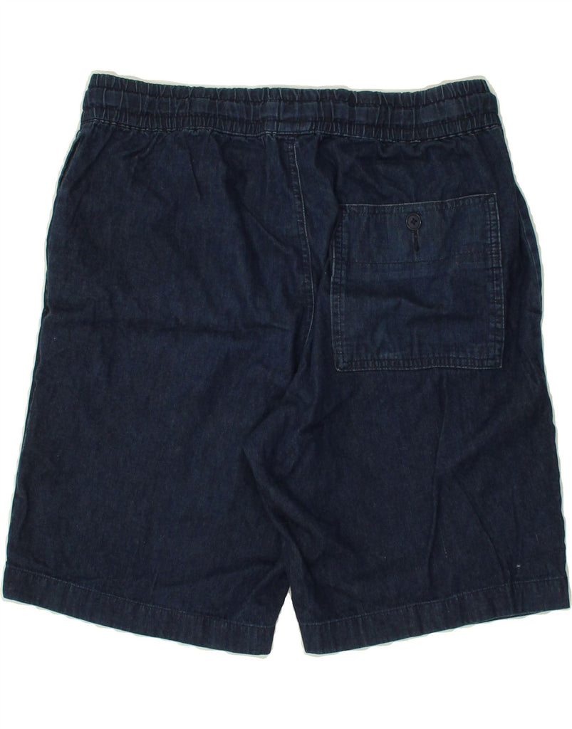 J. CREW Womens Denim Shorts Medium W30  Navy Blue Cotton | Vintage J. Crew | Thrift | Second-Hand J. Crew | Used Clothing | Messina Hembry 