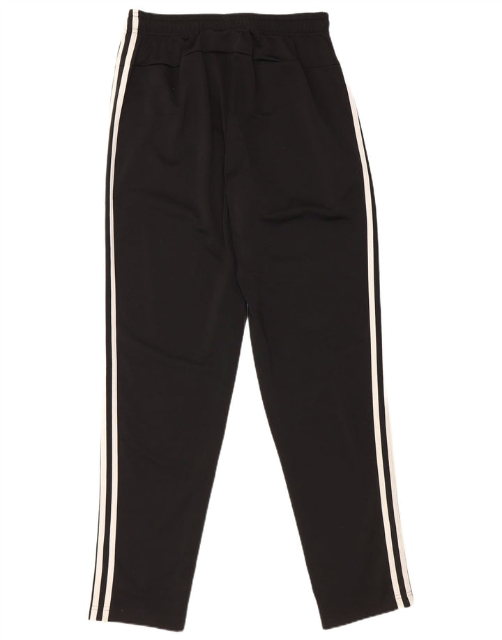 ADIDAS Womens Tracksuit Trousers UK 14 Medium Black Polyester