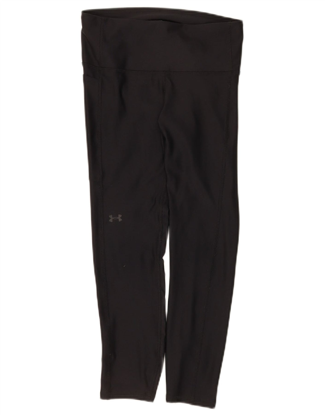 Under Armour Womens Leggings UK 10 Small  Black Polyester