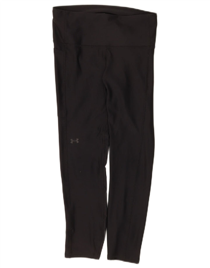 Under Armour Womens Leggings UK 10 Small  Black Polyester