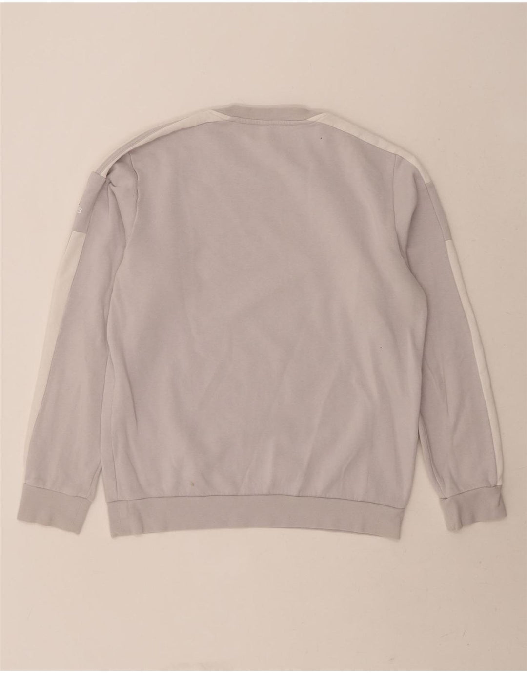ADIDAS Mens Sweatshirt Jumper Medium Grey Cotton Vintage Adidas and Second-Hand Adidas from Messina Hembry 