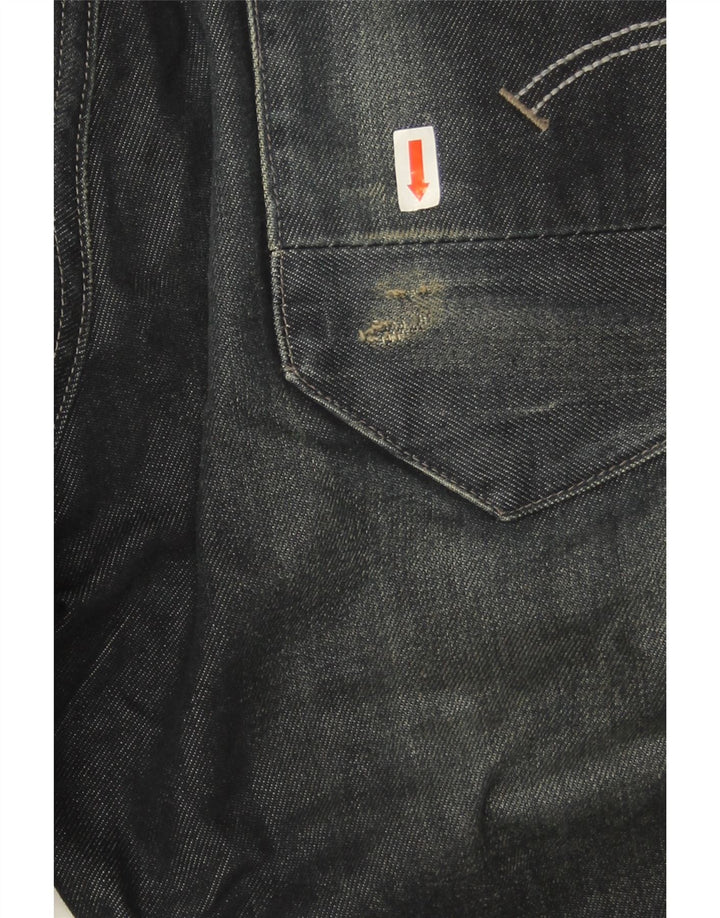 G-Star Mens Slim Jeans W31 L34 Navy Blue Cotton