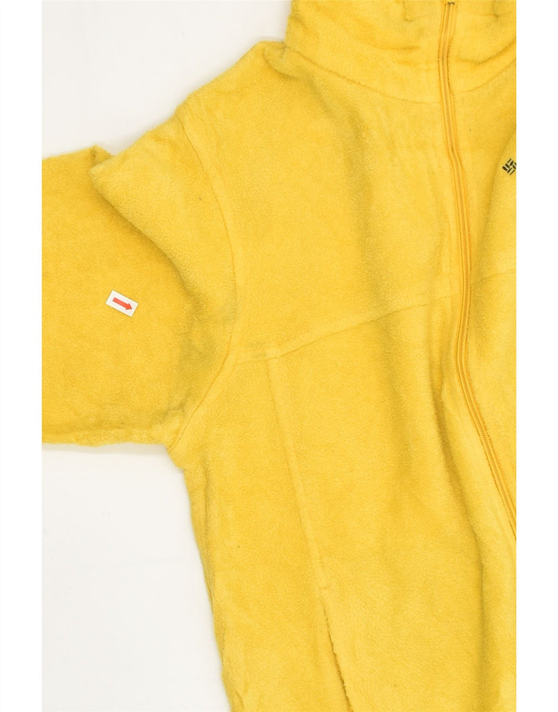 COLUMBIA Girls Fleece Jacket 14-15 Years Yellow Polyester | Vintage Columbia | Thrift | Second-Hand Columbia | Used Clothing | Messina Hembry 