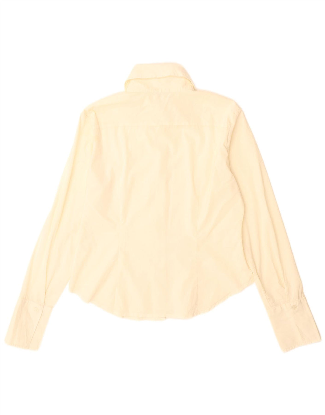 Benetton Womens Shirt UK 16 Large Off White