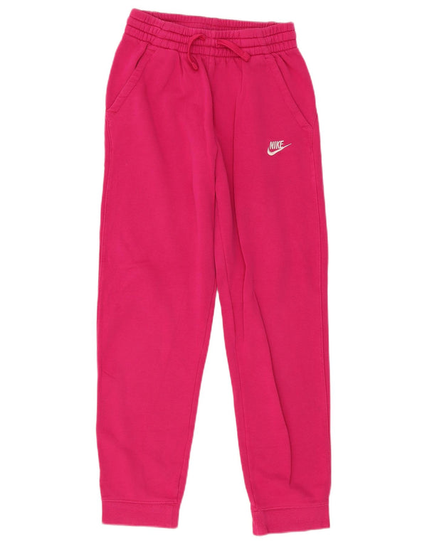 Nike Girls Standard Fit Tracksuit Trousers Joggers 13-14 Years XL Pink