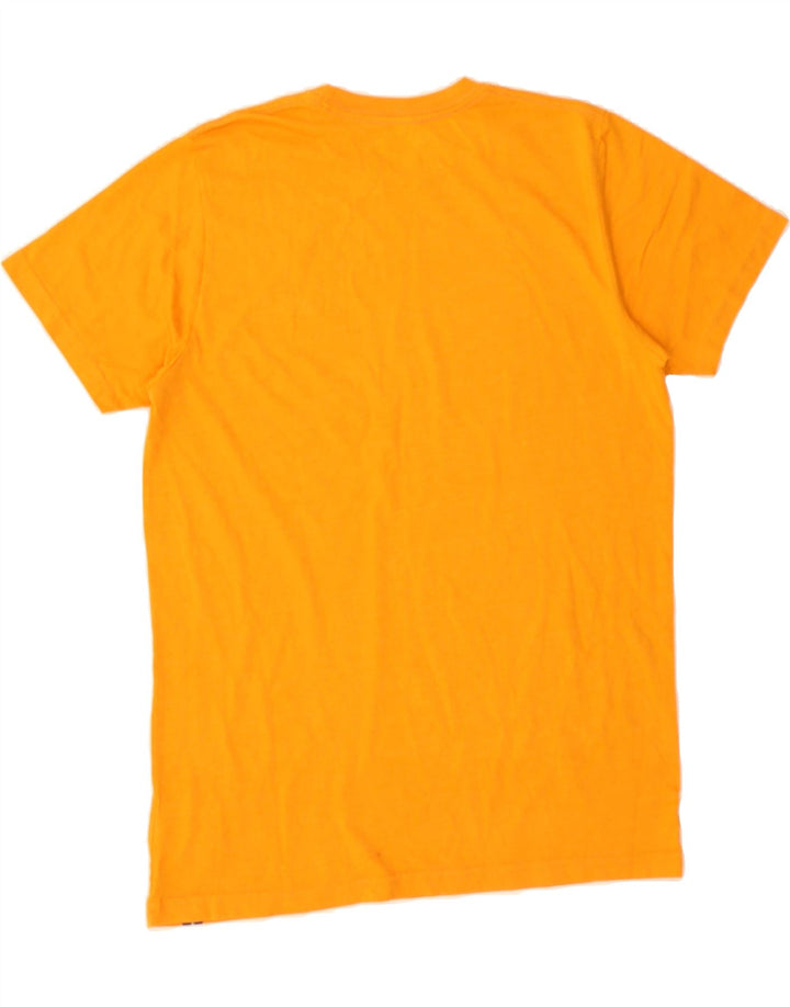 WEIRD FISH Mens T-Shirt Top Medium Yellow Cotton Vintage Weird Fish and Second-Hand Weird Fish from Messina Hembry 