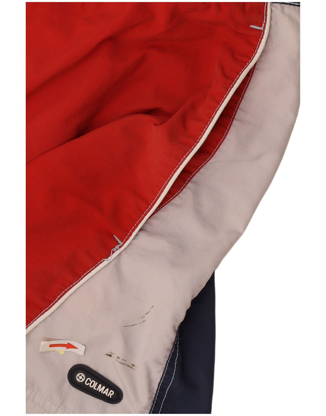 Colmar Mens Graphic Swimming Shorts EU48 Medium Red Colourblock