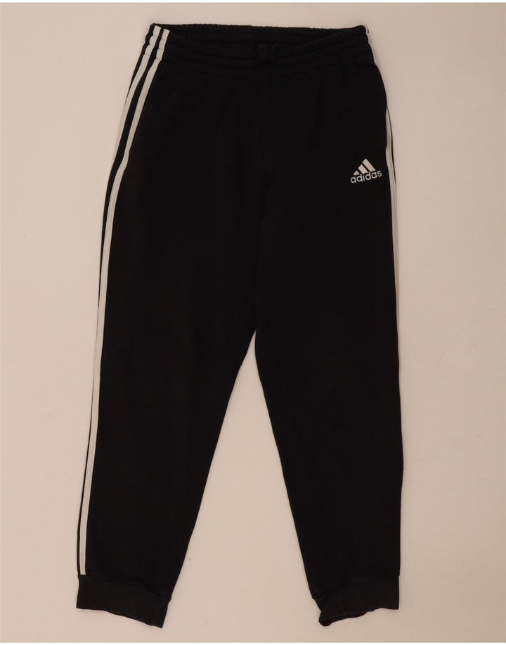 Adidas Mens Tracksuit Trousers Joggers Medium Black Cotton