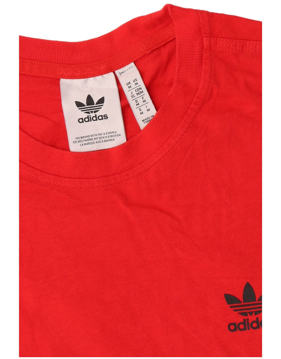 Adidas Mens Graphic T-Shirt Top Medium Red