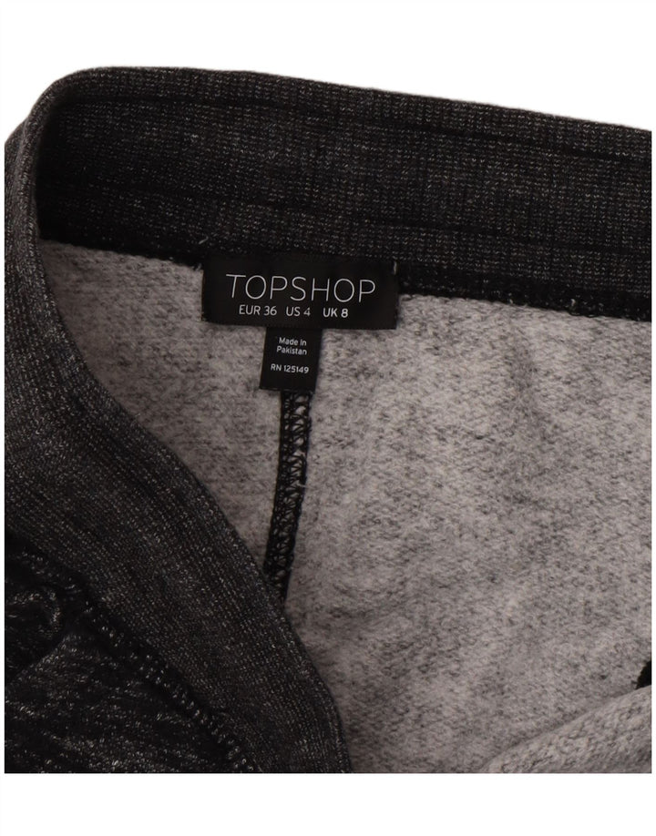 TOPSHOP Womens Tracksuit Trousers Joggers UK 8 Small Grey Vintage Topshop and Second-Hand Topshop from Messina Hembry 