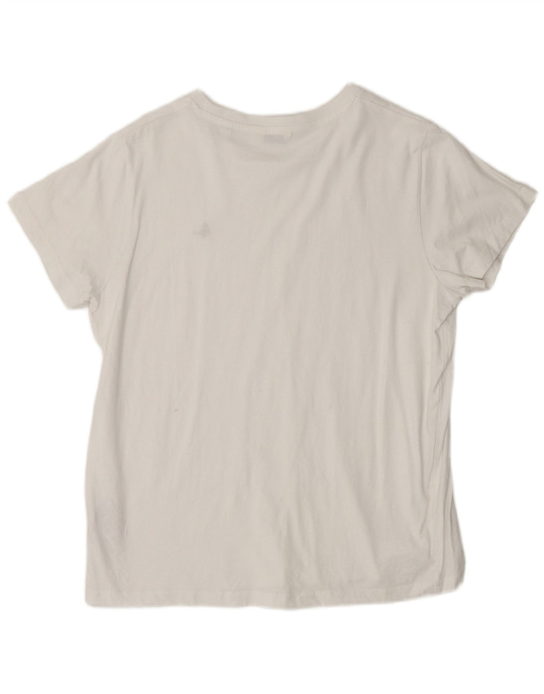 JACK WILLS Womens T-Shirt Top UK 12 Medium White Cotton