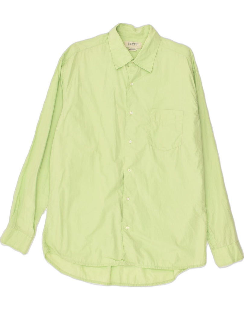 J. CREW Mens Shirt Large Green Cotton | Vintage J. Crew | Thrift | Second-Hand J. Crew | Used Clothing | Messina Hembry 