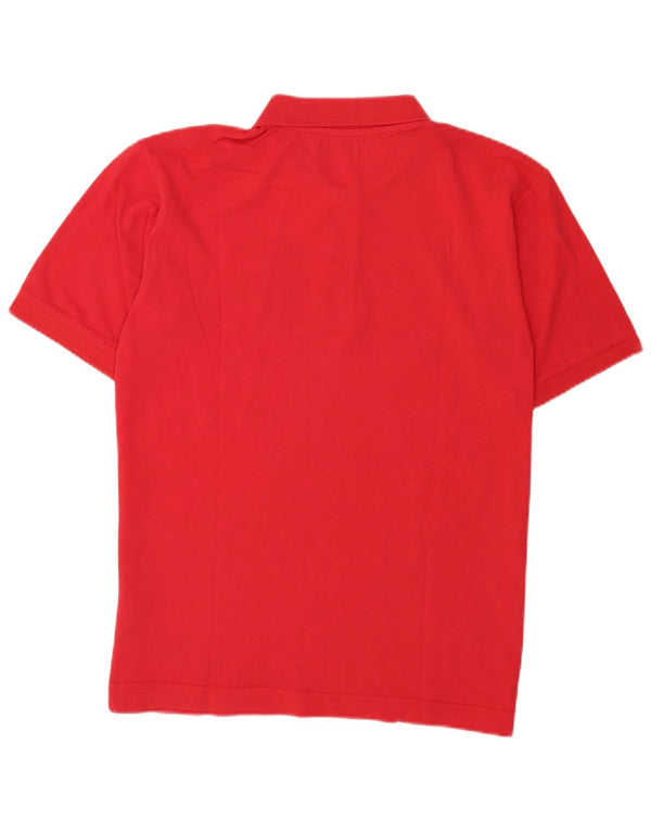 Kappa Mens Polo Shirt Large Red Cotton
