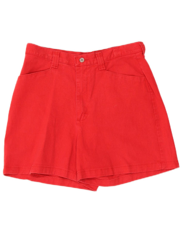 LEE Womens Casual Shorts Medium W30 Red Cotton