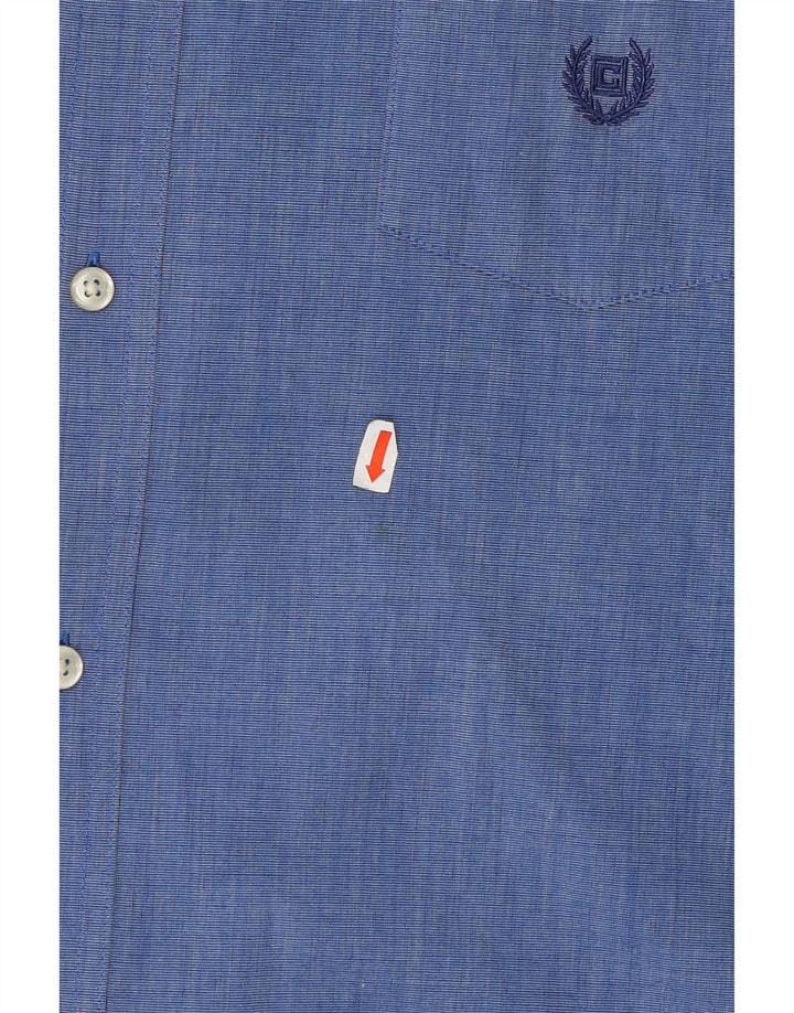 CHAPS Mens Shirt XL Blue Cotton Vintage Chaps and Second-Hand Chaps from Messina Hembry 