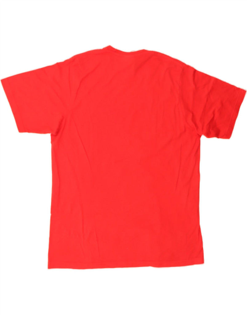 ADIDAS Mens Graphic T-Shirt Top XL Red Cotton Vintage Adidas and Second-Hand Adidas from Messina Hembry 