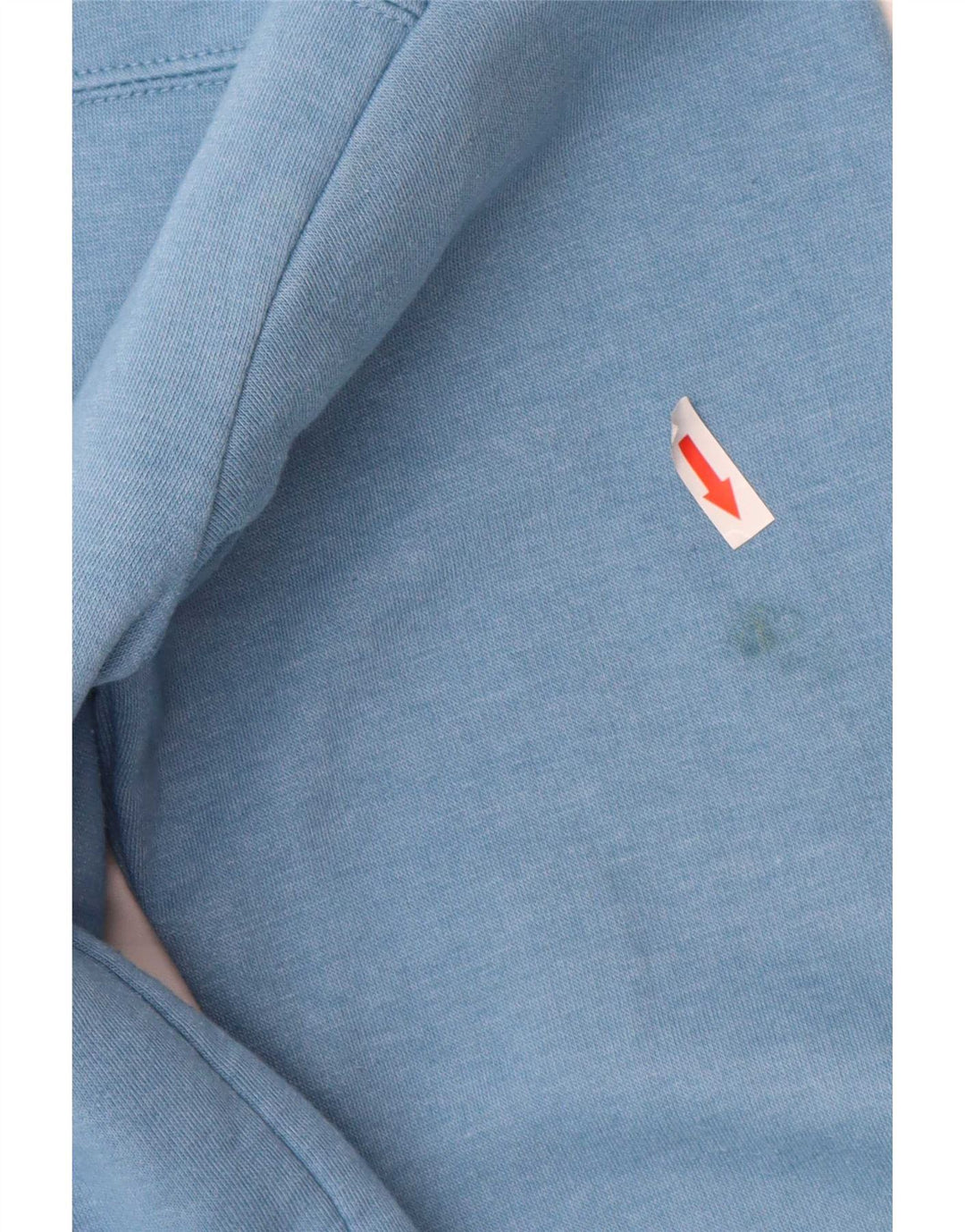 Zara Womens Crop Sweatshirt Jumper UK 10 Small Blue Polyester