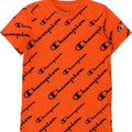 CHAMPION Boys Graphic T-Shirt Top 9-10 Years Medium  Orange Cotton Vintage Champion and Second-Hand Champion from Messina Hembry 