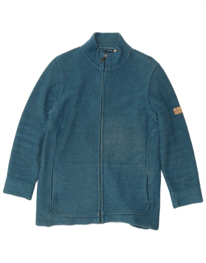 Weird Fish Womens Tracksuit Top Jacket UK 18 XL Blue Cotton