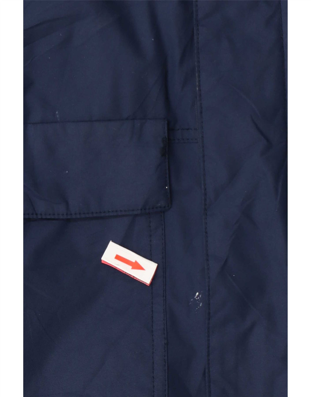 Columbia Mens Hooded Rain Jacket UK 38 Medium Navy Blue Nylon
