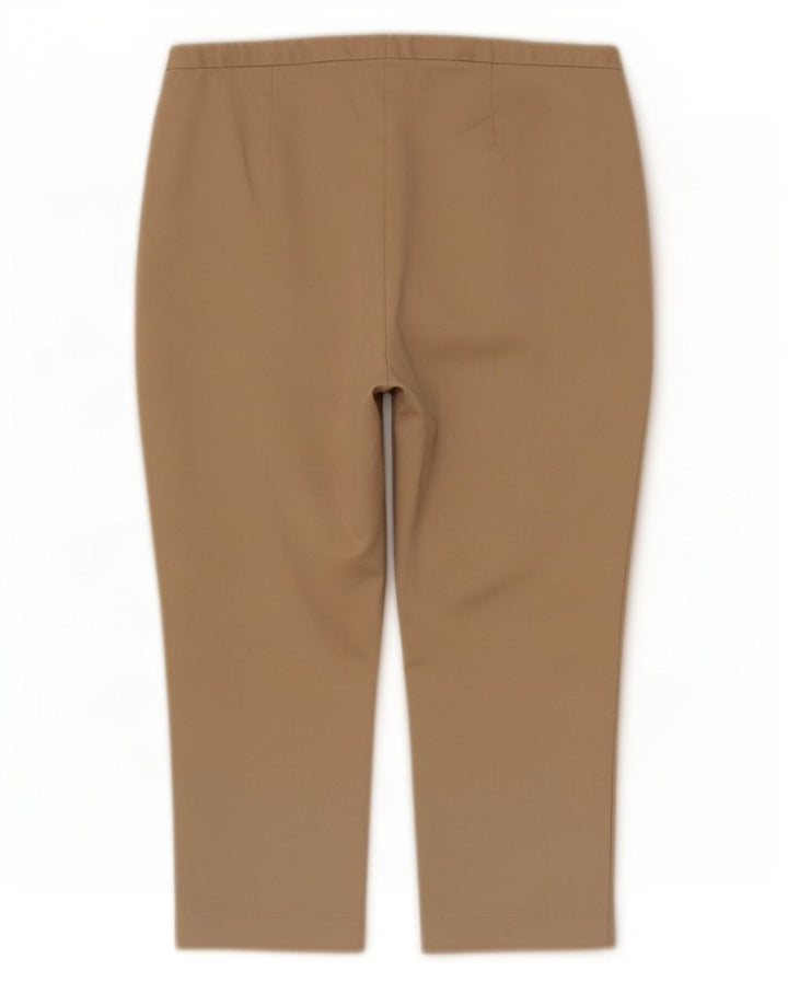 Marks & Spencer Womens Capri Trousers W32 L18 Beige