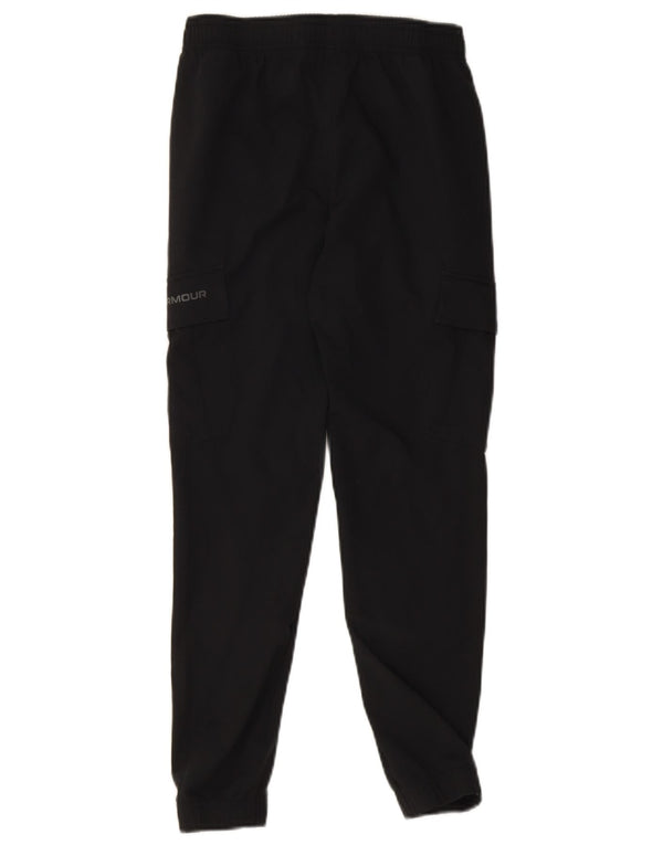 Under Armour Boys Cargo Tracksuit Trousers Joggers 9-10 Years Medium Black