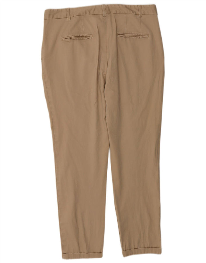 Zara Womens Slim Chino Trousers EU 40 Medium W30 L25 Beige