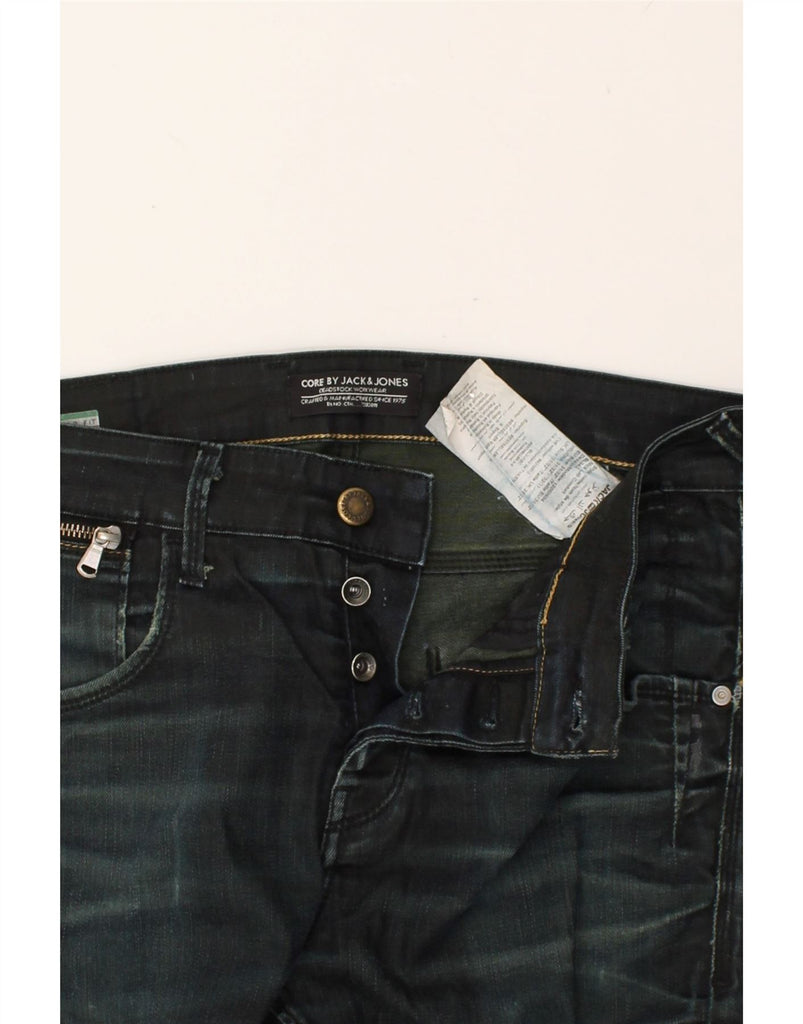 JACK & JONES Mens Straight Jeans W32 L31 Navy Blue Cotton | Vintage Jack & Jones | Thrift | Second-Hand Jack & Jones | Used Clothing | Messina Hembry 