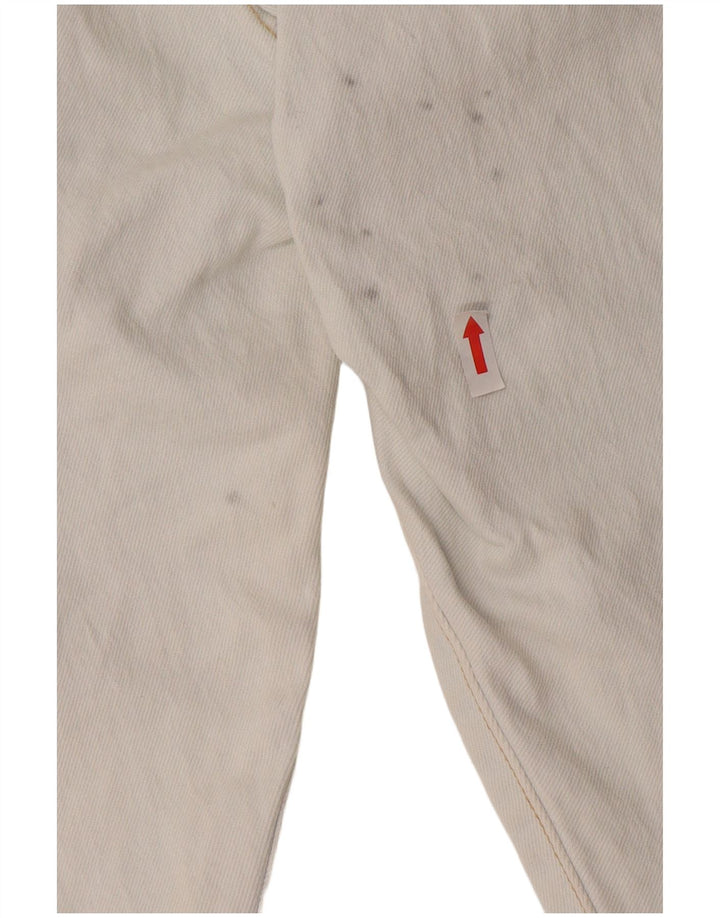 Levi's Womens 501 Slim Jeans W27 L28 White Cotton