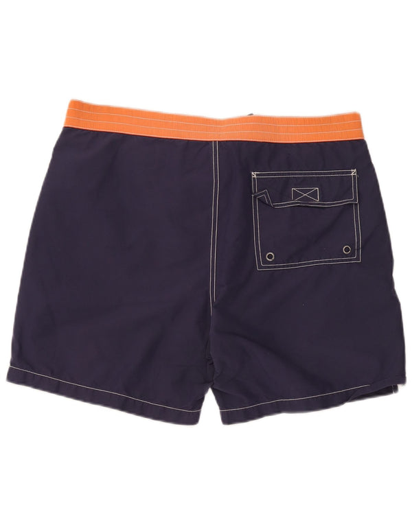 Polo Ralph Lauren Mens Graphic Swimming Shorts Medium Navy Blue Colourblock
