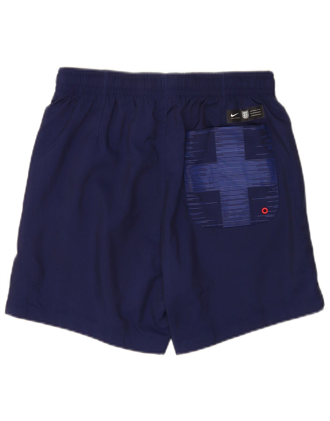 Nike Mens Graphic Swimming Shorts Small Navy Blue Polyester
