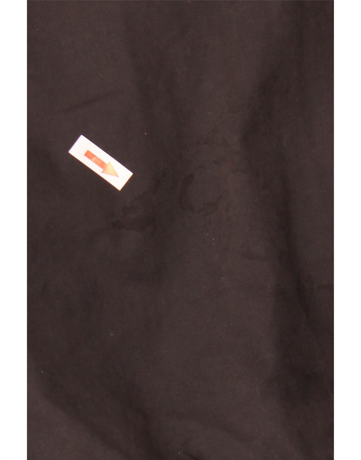 Superdry Womens Windbomber Hooded Bomber Jacket UK 16 Large Black Polyester