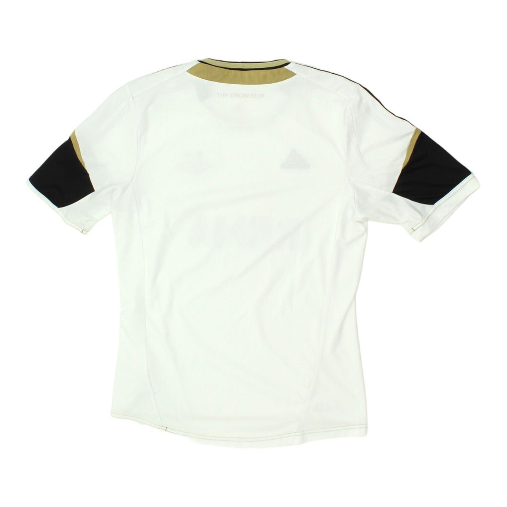 Rosenborg BK 2012-13 Adidas Mens White Home Shirt | Football Sportswear VTG | Vintage Messina Hembry | Thrift | Second-Hand Messina Hembry | Used Clothing | Messina Hembry 