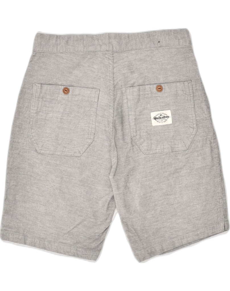 QUIKSILVER Mens Chino Shorts W28 Small Grey Cotton | Vintage Quiksilver | Thrift | Second-Hand Quiksilver | Used Clothing | Messina Hembry 