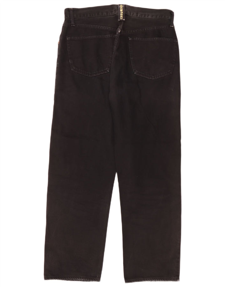 Replay Mens Straight Jeans W33 L30 Black