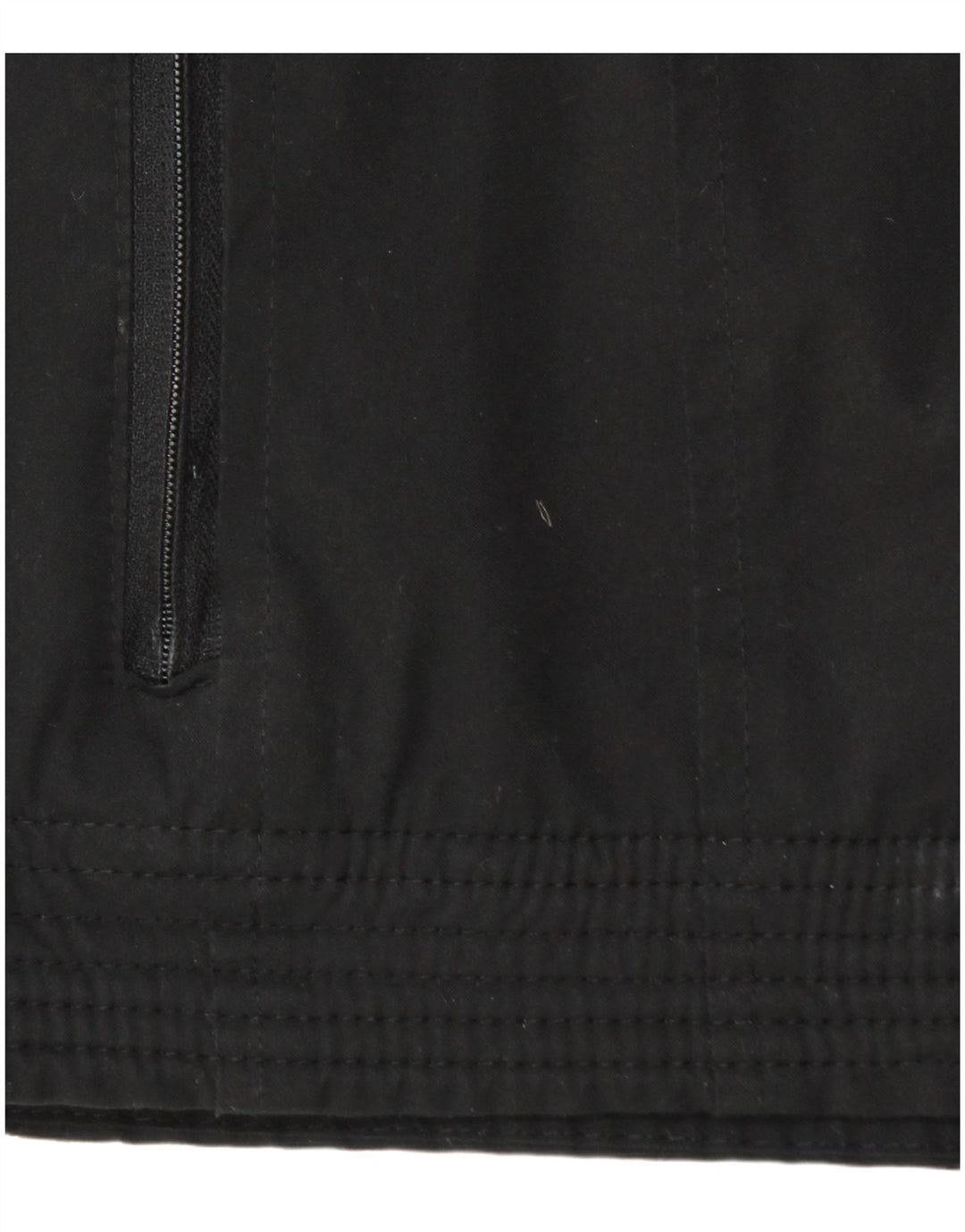 Hollister Womens Hooded Windbreaker Jacket UK 14 Medium Black Polyester