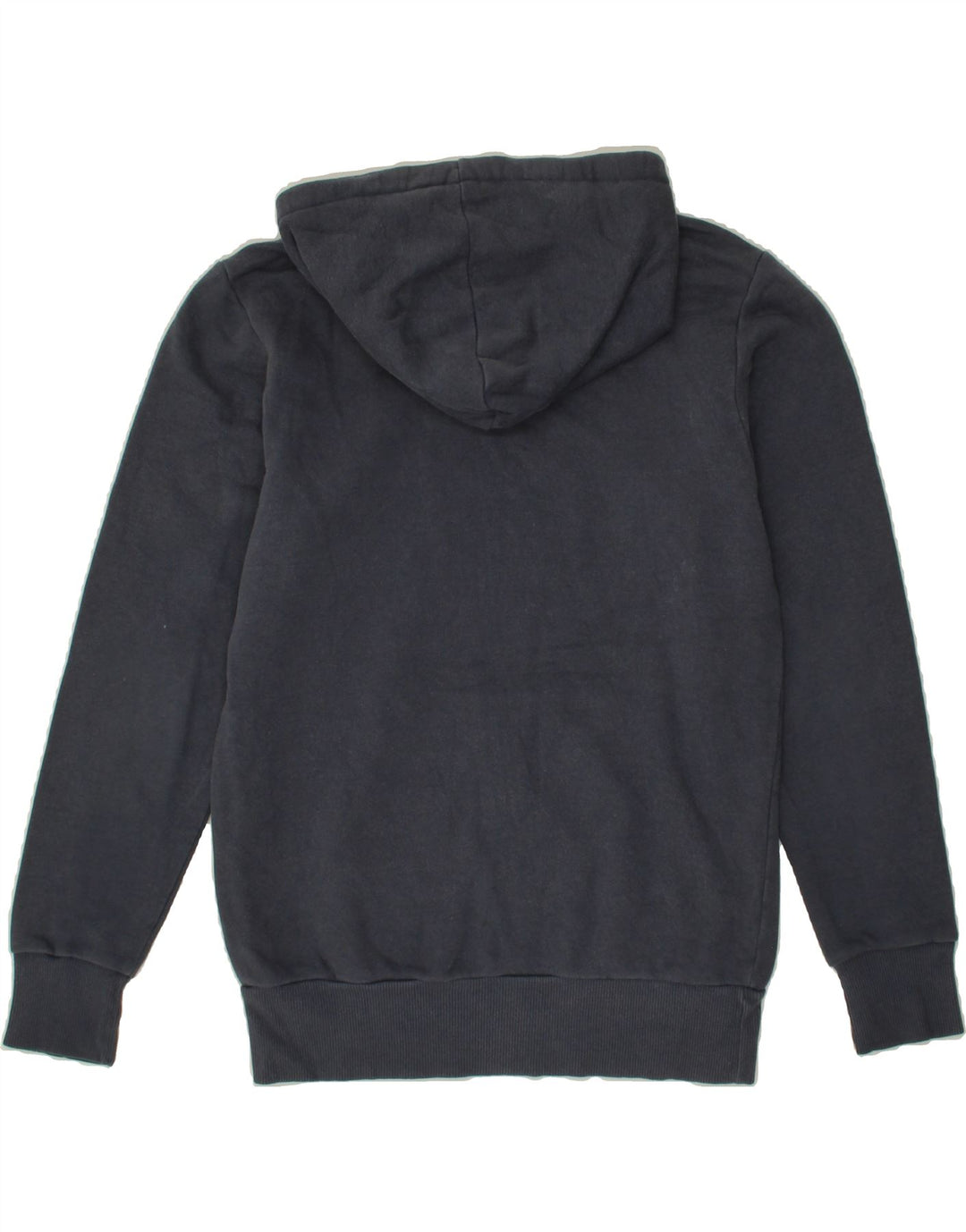 REEBOK Mens Graphic Hoodie Jumper Small Navy Blue Vintage Reebok and Second-Hand Reebok from Messina Hembry 