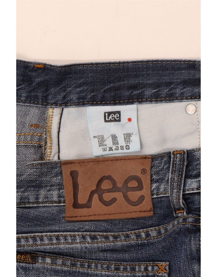 Lee Mens Denver Bootcut Jeans W33 L32 Navy Blue Cotton
