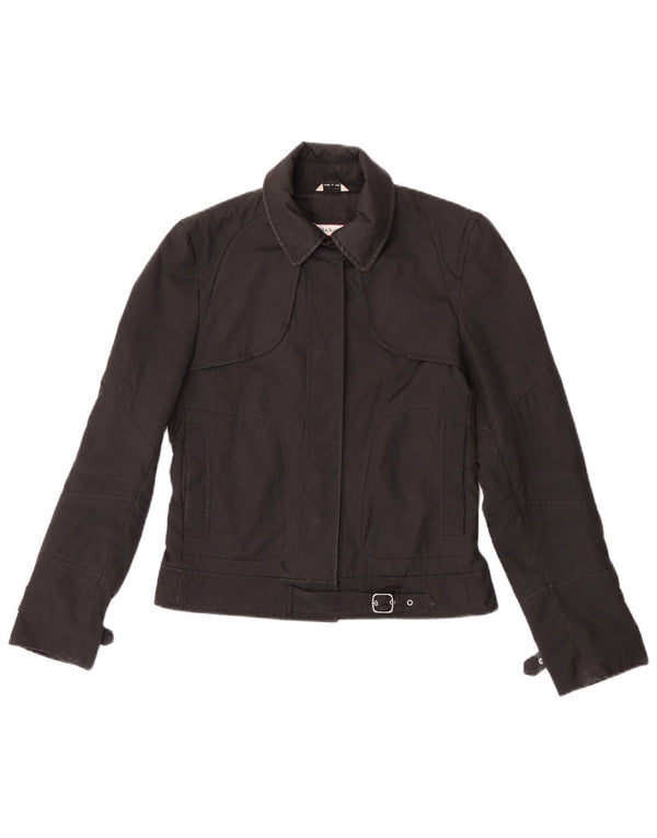 Max & Co. Womens Bomber Jacket UK 6 XS Black Polyester